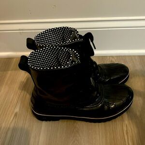SOREL Womens Snow Rain Waterproof Black Boots 9